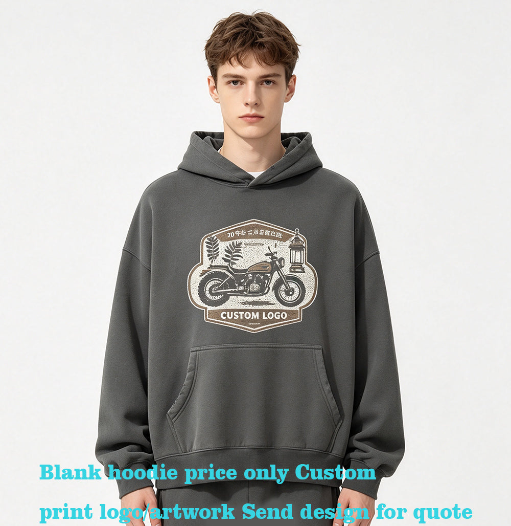 High Quality Customize Your Own Exclusive Design Boxy Shaped Fleece Heavyweight Washed and Distressed Edge Padded Hoodie Vest