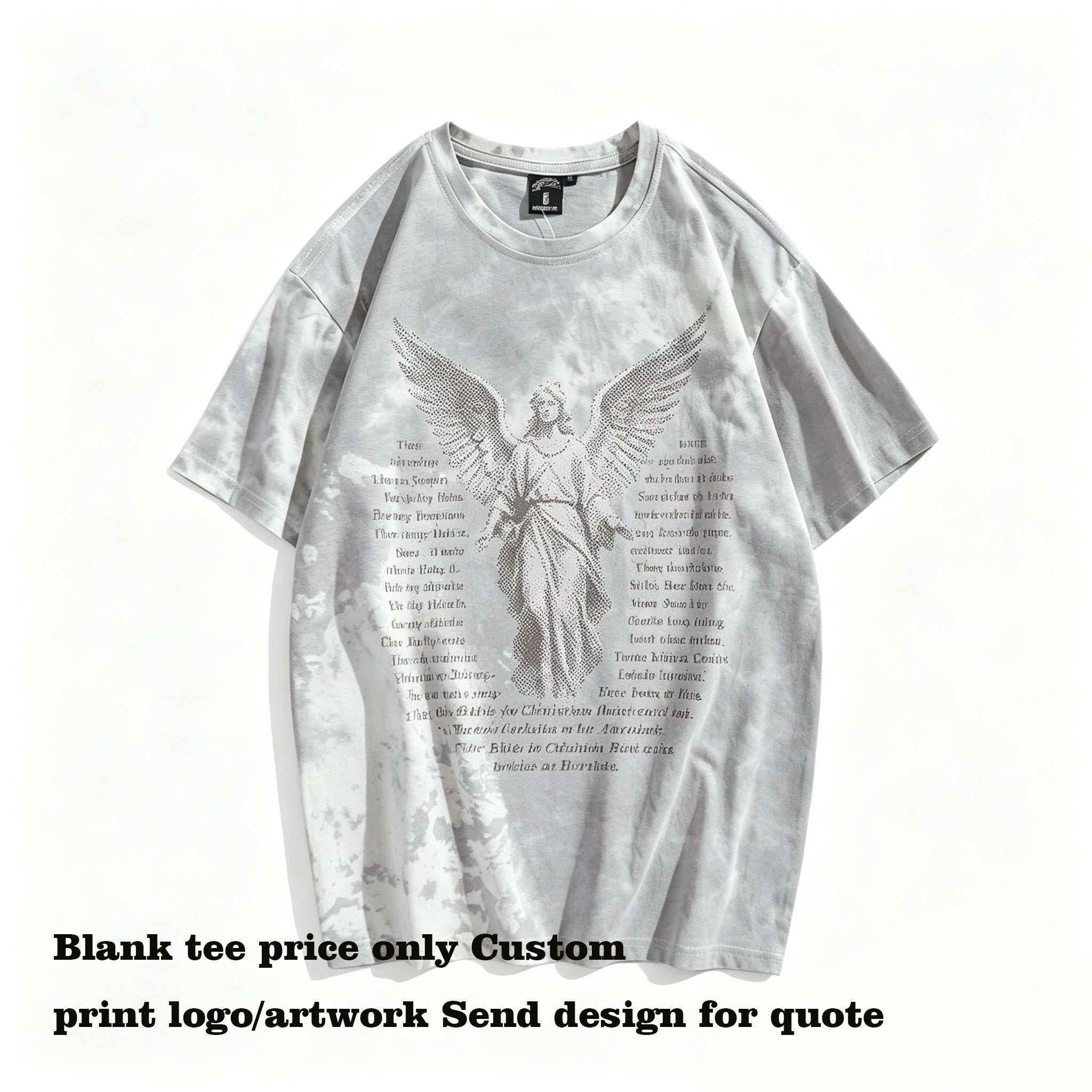Vintage Blank Cotton Custom Personalized Logo Vintage Oversized Drop Shoulder Streetwear T Shirt Custom Design Wholesale Unisex