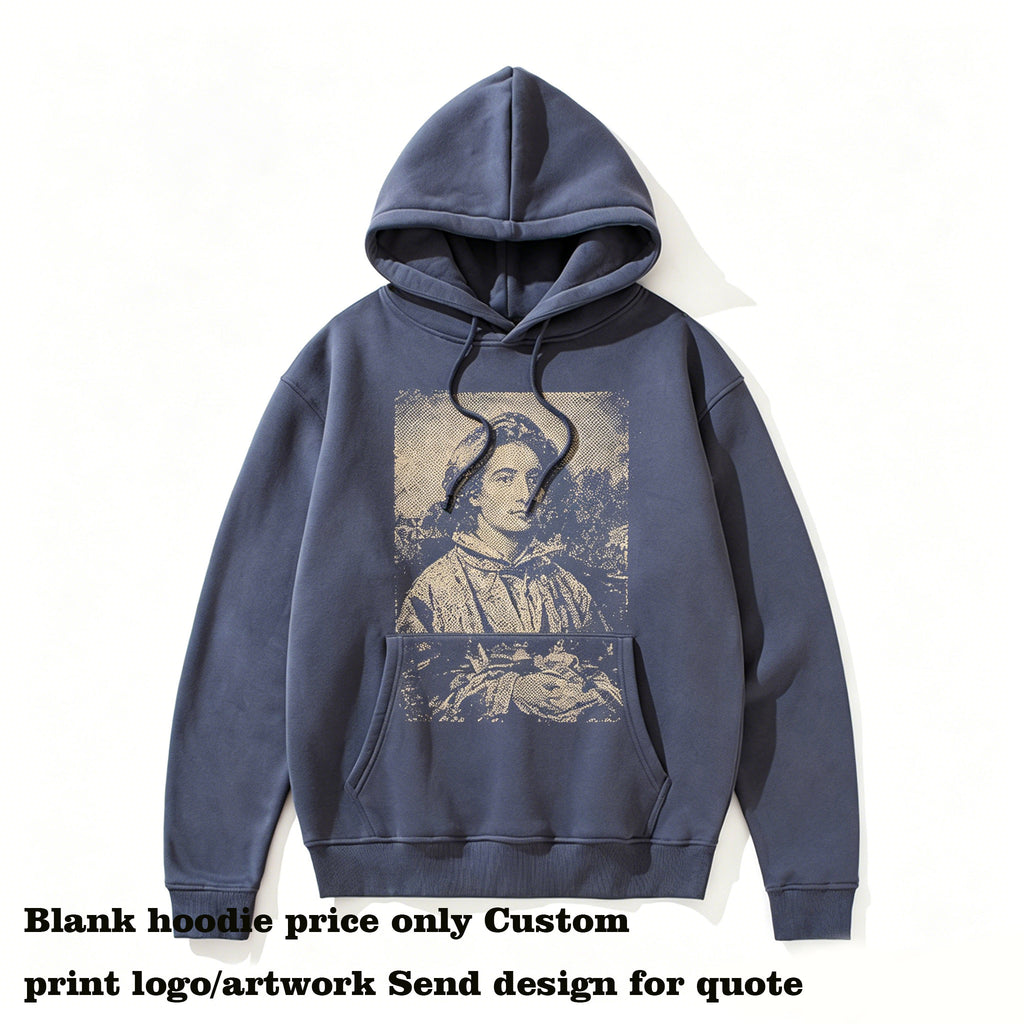 36 Color Fleece Loose Sleeved Hooded Pullover Hoodie Customized logo Unisex for Men High Quality 100% Cotton Personalized Design