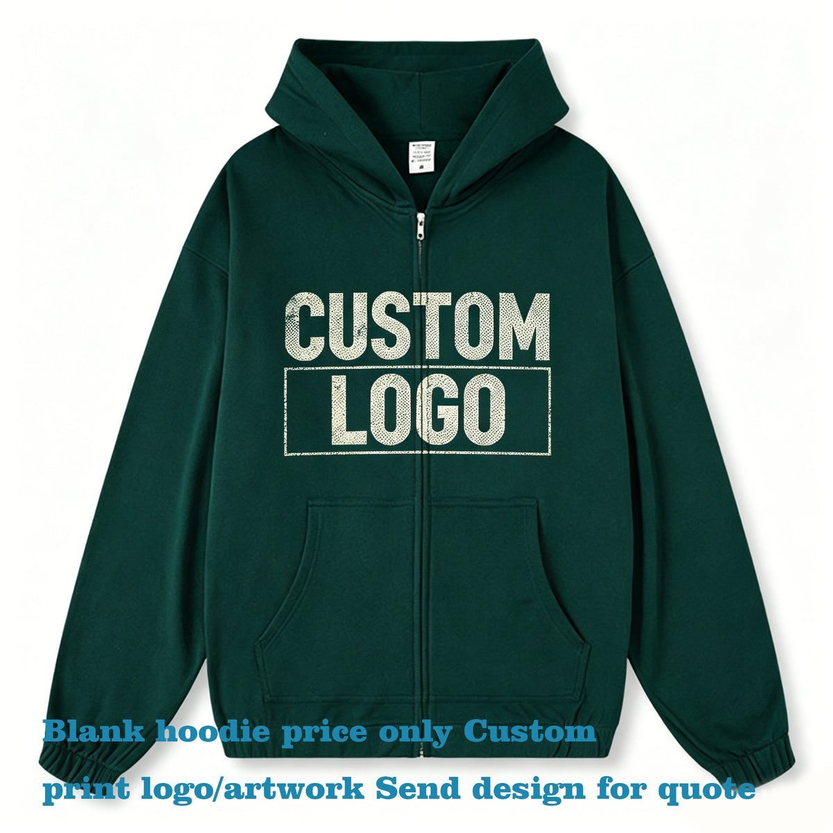 5 Color Oversized Plush Pullover with No Hat Zipper Closure No Collar Brushed Fleece Cuffs and Hem No Stitching Ribbed Design