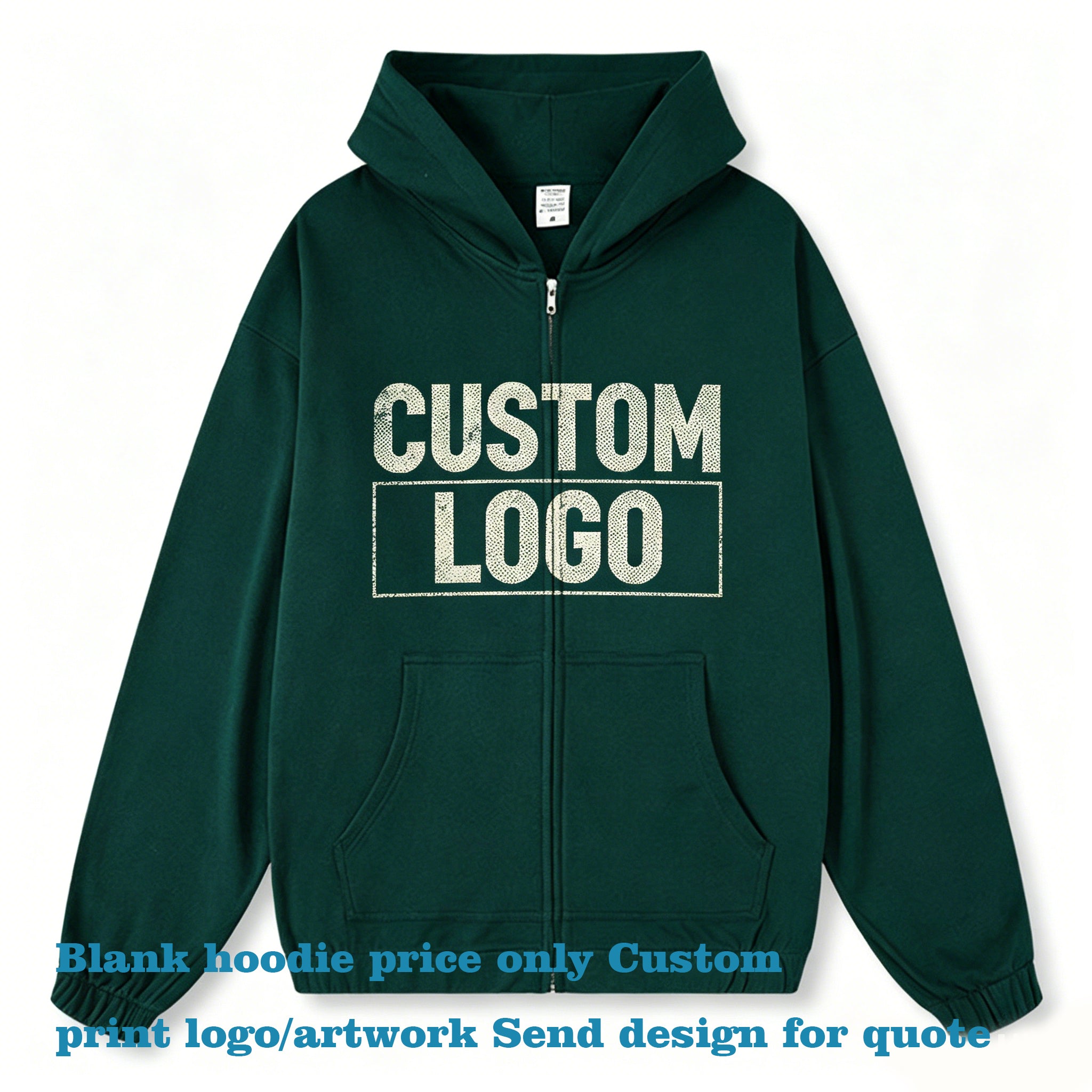 5 Color Oversized Plush Pullover with No Hat Zipper Closure No Collar Brushed Fleece Cuffs and Hem No Stitching Ribbed Design