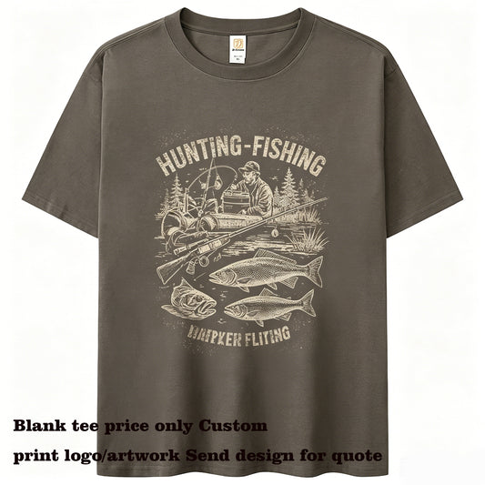 Wholesale Customizable with Your Favorite Patterns and a Loose Fit Style Hip Hop Designer Personalized t Shirt Printing Custom