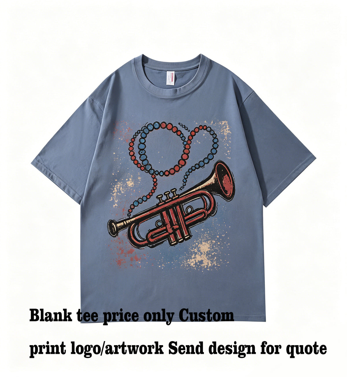 Customizable Pattern 9 Color Dropped Shoulder Round Neck T-shirt with American Style and Fashionable Design t Shirts Unisex