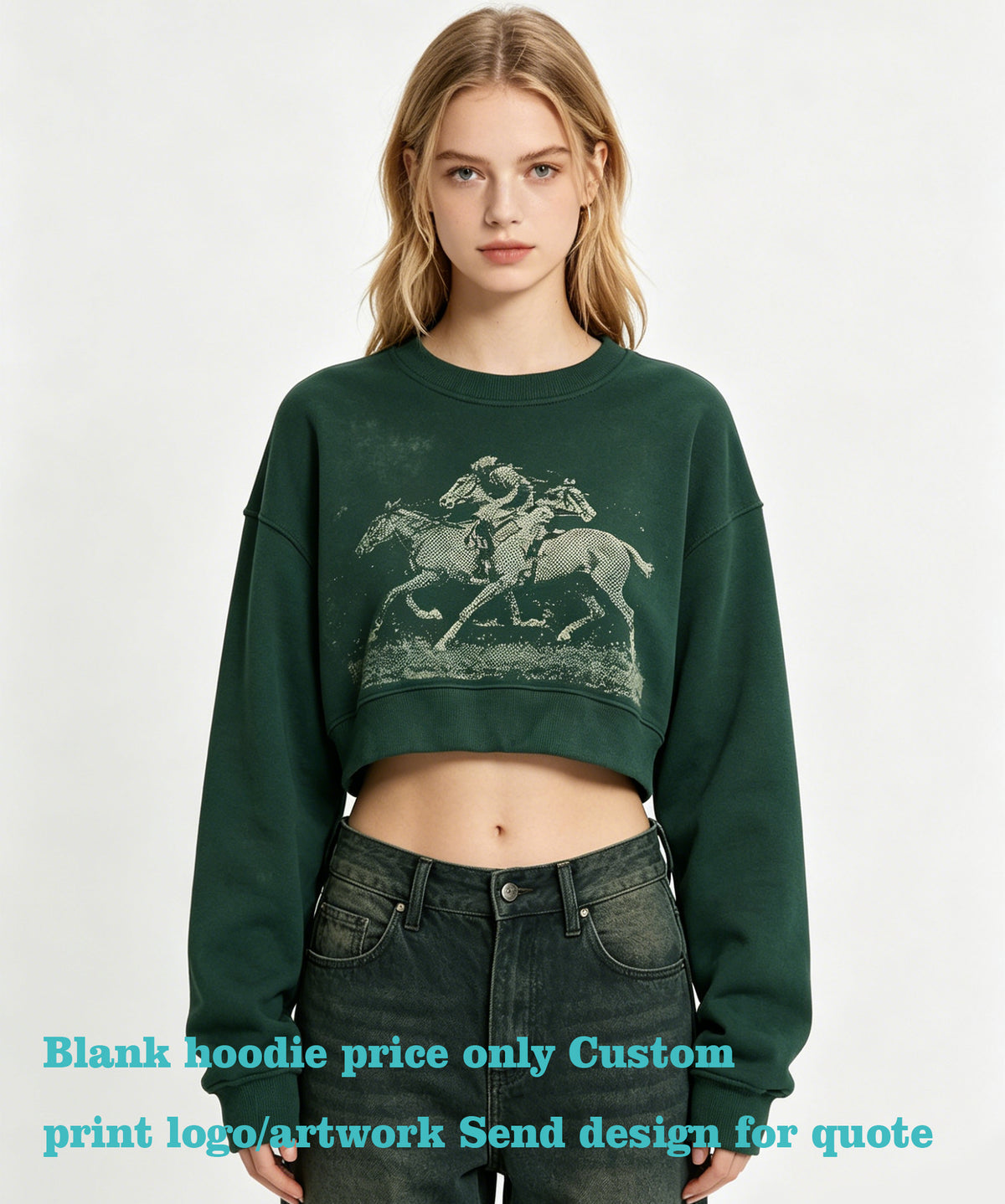 Available Customized logo 8 Color Oversized Fuzzy Brush Fleece American Retro Design Low Cut Hot Girl Short Sleeve Hoodie