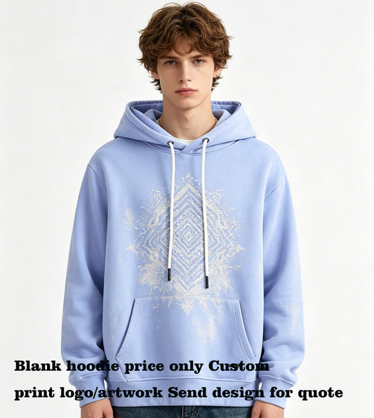 Hoodies Bulk Wholesale 15 Color French Style Large Loop Padded Thick Pullover Sweater Unisex Hoodies High Quality Winter