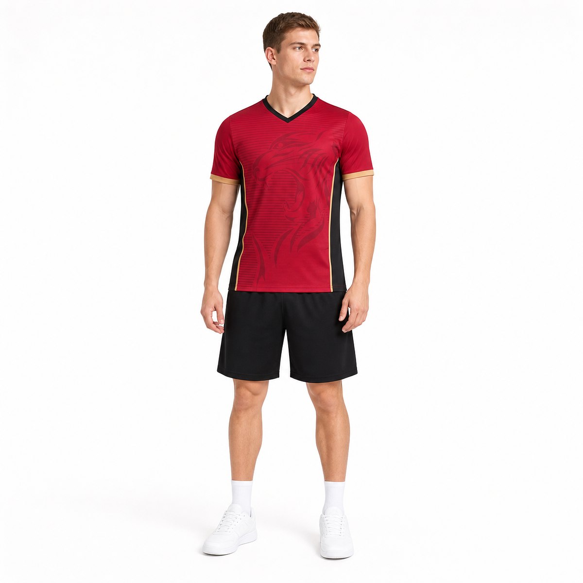 Wholesale Customize 6 Color Quick Drying Football Uniform Set Multiple Processes to Choose From Summer Version Fashion Suit