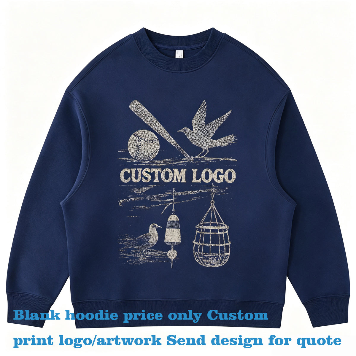 American Style Can Design Patterns for You for Free Children's Fleece Pullover Hooded Sweatshirt Spring and Autumn Collection