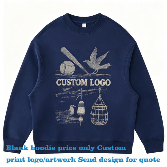 American Style Can Design Patterns for You for Free Children's Fleece Pullover Hooded Sweatshirt Spring and Autumn Collection