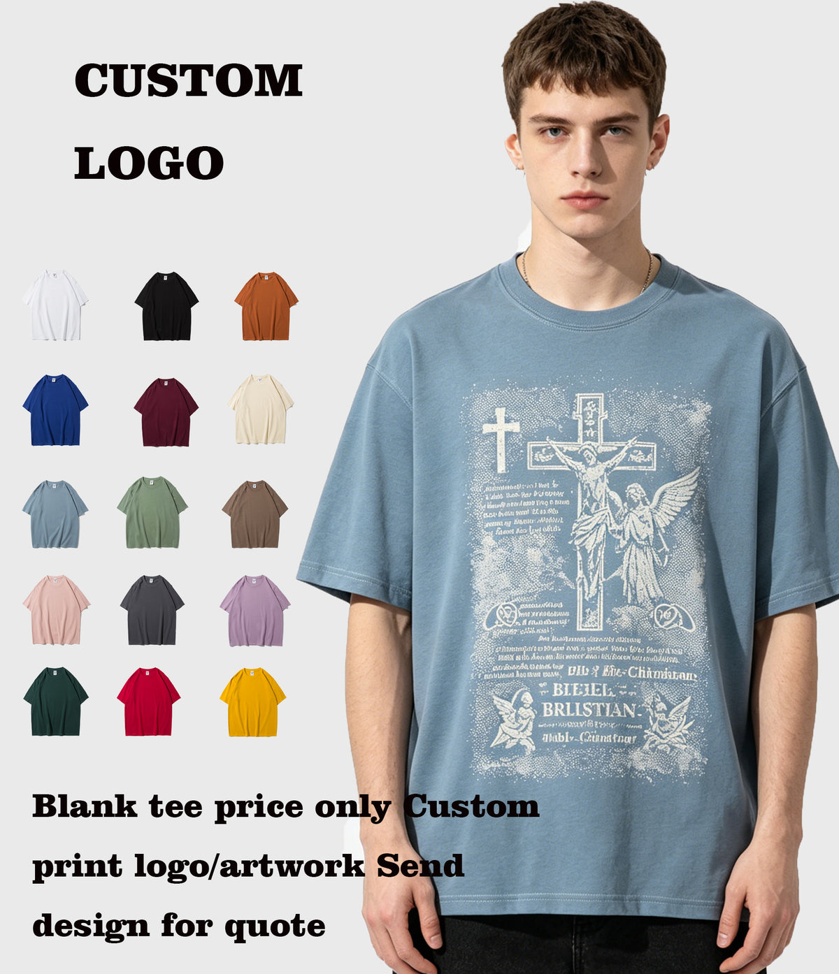 OEM Brand Summer Manufacturer Wholesale Customized t Shirts 100 Cotton Blanc Fashion Simples Style Personalized t Shirt Design