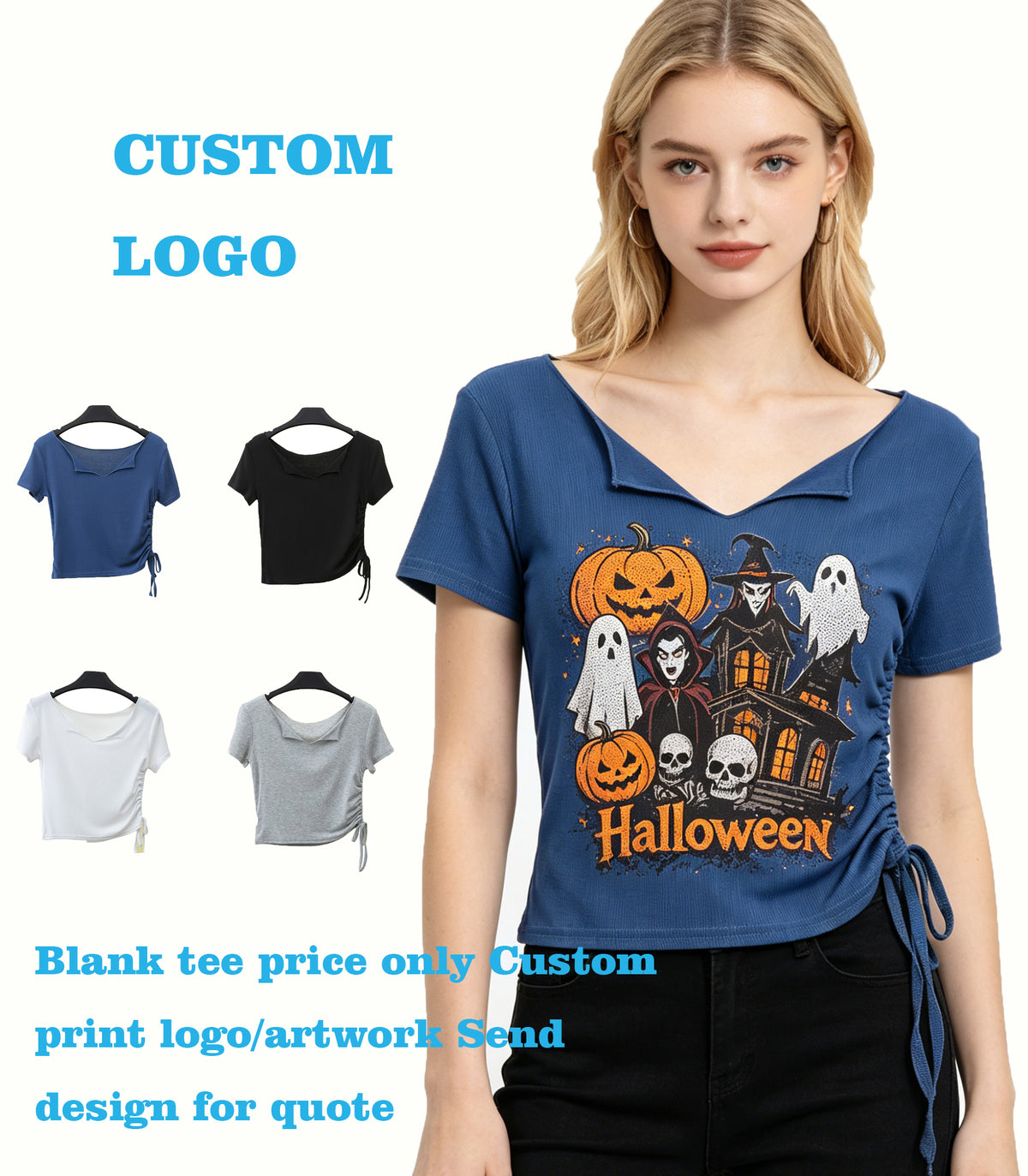 Blanks t Shirts Wholesale Customized logo T-shirt Pattern Design Basic t Shirt for Women High Quality Personalized Design