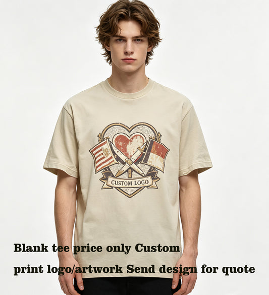 150 Grams of Pure Cotton Straight Tube Without Side Seams Multiple Processes to Choose From and Customize Your Favorite Pattern