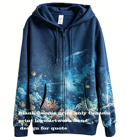 Oem Brand Wholesale Adult Zipper Pullover High Quality Hoodie Plain for Pullover Hoodie Printing American Vintage Style Design