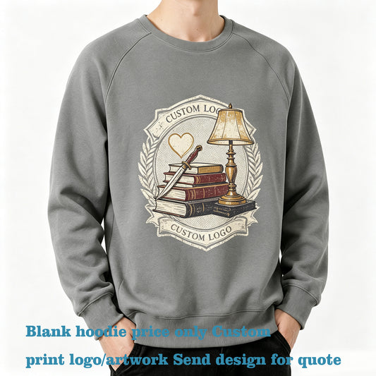 4 color round neck pullover clothes lightweight style laid-back and loose fit American trendy brand hoodie oversized design
