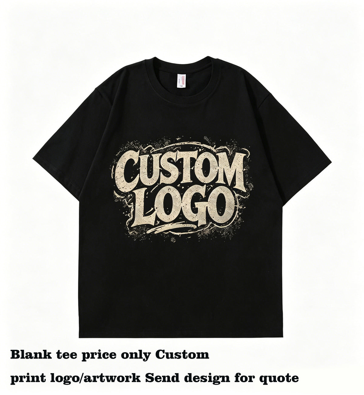 Wholesale Summer 9 Color Cotton Dropped Shoulder Round Neck T Shirt Eco-friendly Oversize Unisex High Quality Customized