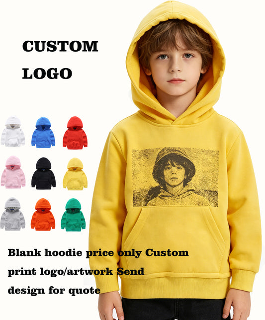 Oem Brand Hoodie Manufacturer 9 Color Children's French-style Pompom Hooded Sweatshirt Autumn and Winter High Quality Design