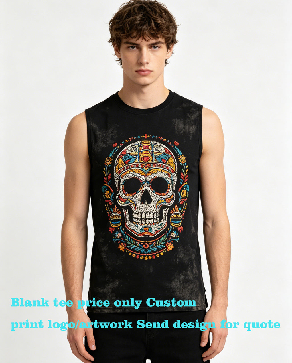 Men's Fitness tank Top Tight Fitting Training Round Neck Pullover High-elasticity Quick Drying Sports Running Sports Jacket