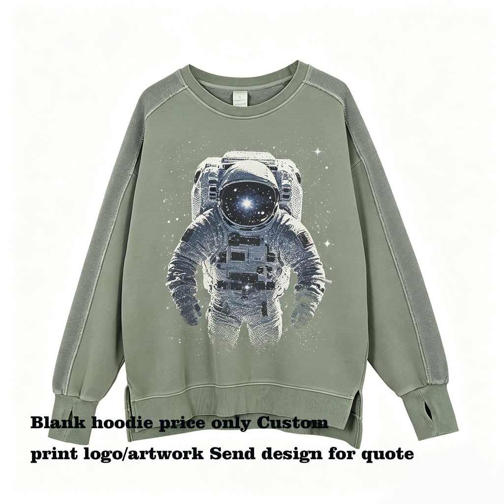 Hoodie Manufacturers Wholesale Customized logo Blanks Washing Process Style 100% cotton Pure Cotton Drop Shoulder Oversized