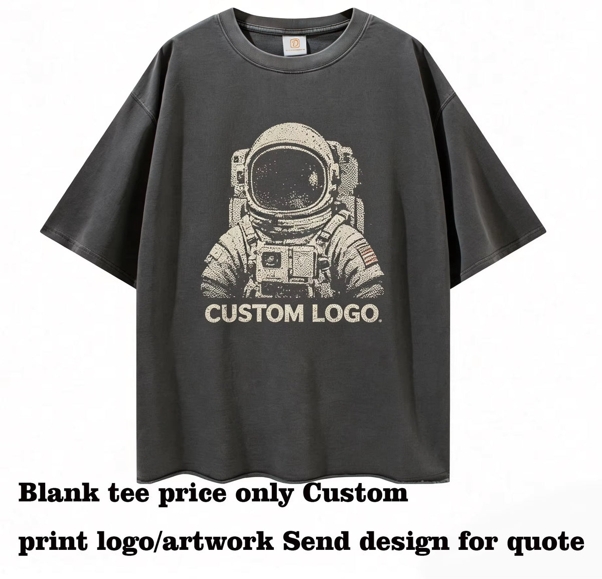 t Shirt Printing Customized t Shirts Washing Resistant Loose Fit Oversized Short Sleeve Shirt Multiple Processes to Choose From