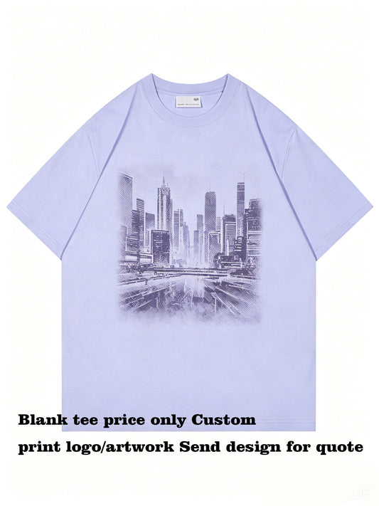 Oem Customized t Shirts Summer Casual 17 Color Cotton Short Sleeved T-shirt with Loose Shoulder Design Unisex Anufacturer