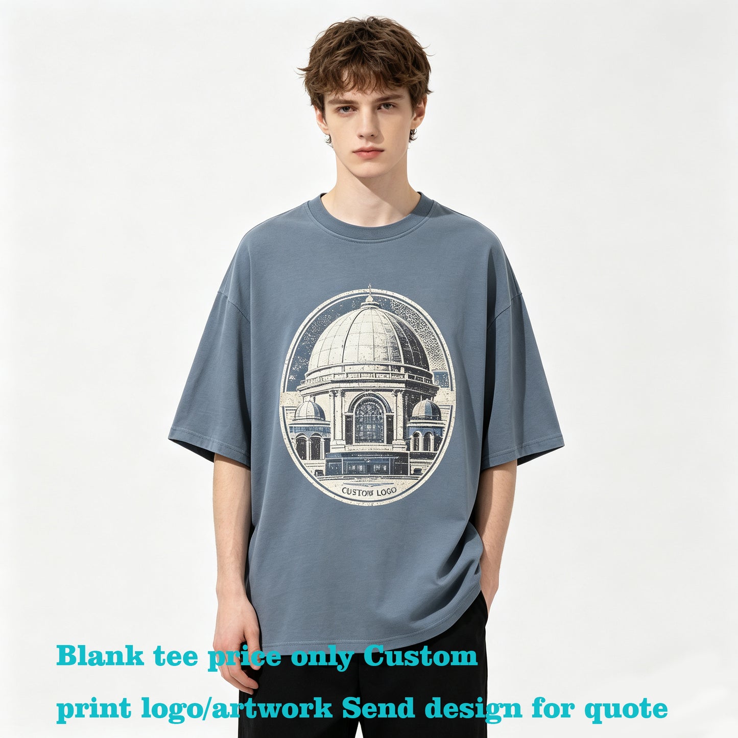 Basic T-shirt Weathered and Washed Oversized Items t Shirt for Men High Quality t Shirt Printing Custom Personalized Design