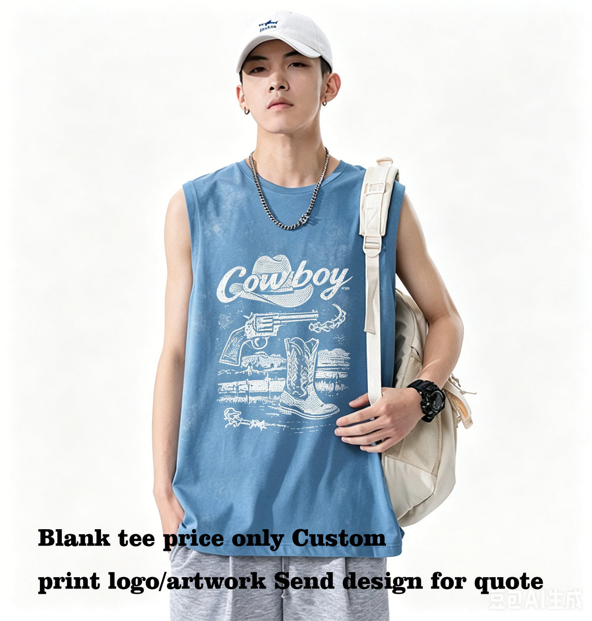 Customized t Shirts 6 Color Pure Cotton tank Top Plain Tshirts for Printing 100 Cotton Blanc American Style High Quality