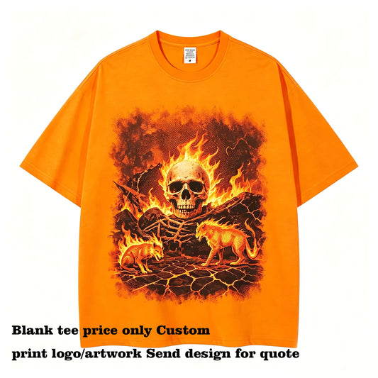 Tshirt Manufacturer Customized LOGO 20 Color Solid Colored Candy Colored Loose Sleeved Men's Relaxed Fit Tshirt High Quality