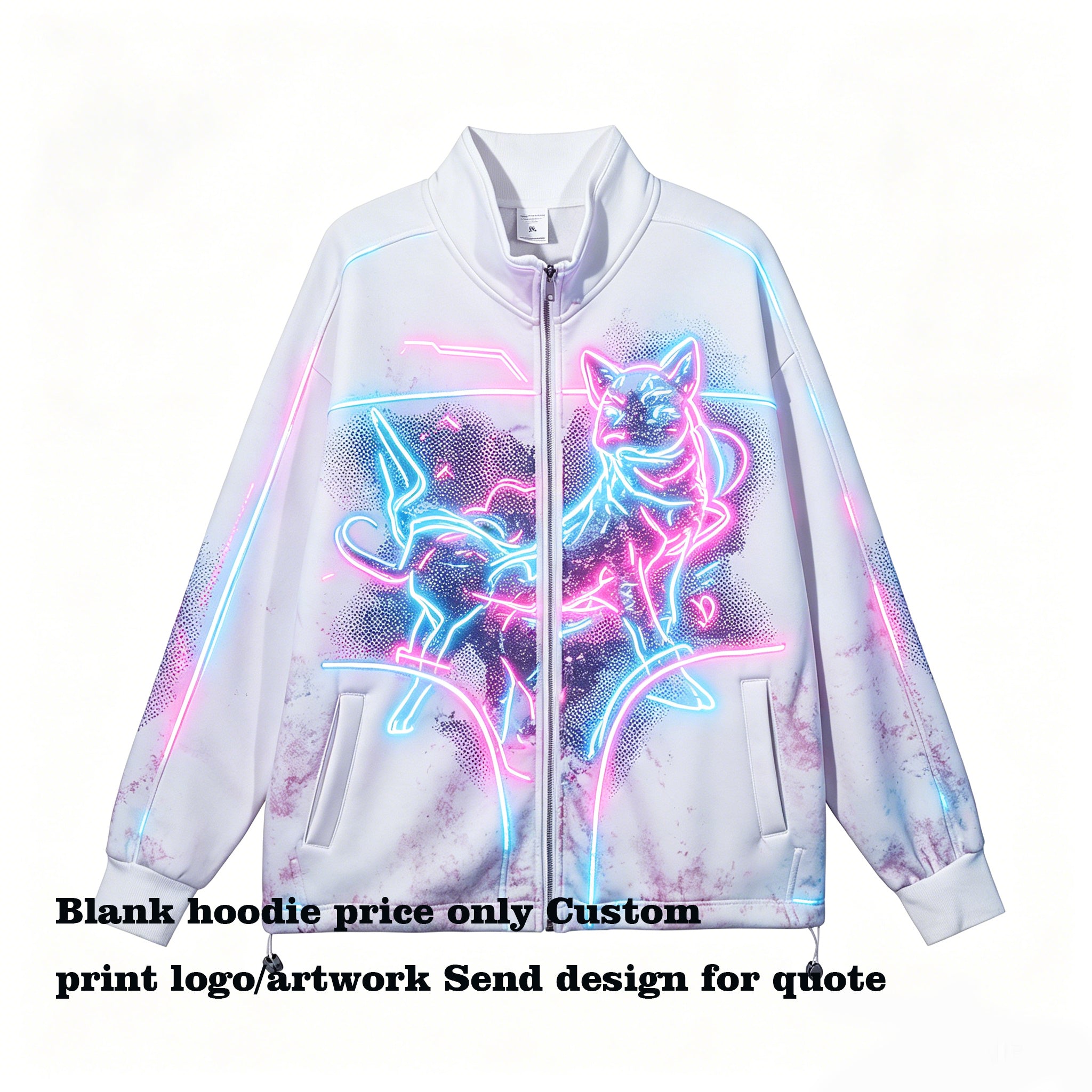 Customized Slouchy Oversized Design Wholesale Hoodies Hoodies Men Streetwear Plain for Printing Embroidered American Style