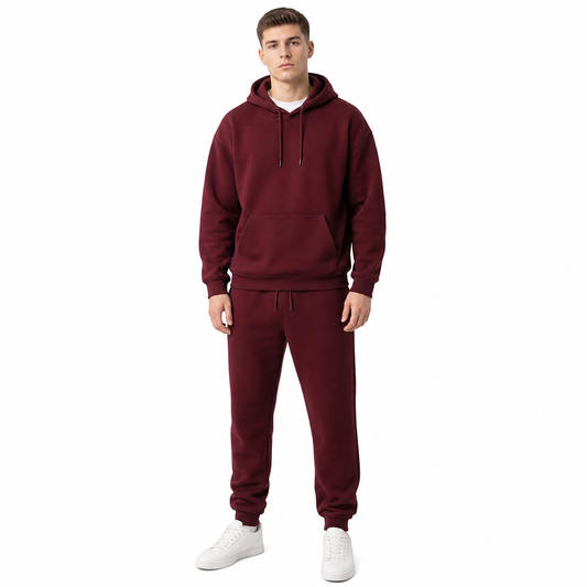 Winter Style 100%polyester Pullover Set Fit Model Suit Customized You Like Patterns Loose Fitting Casual Brand Vintage Suit
