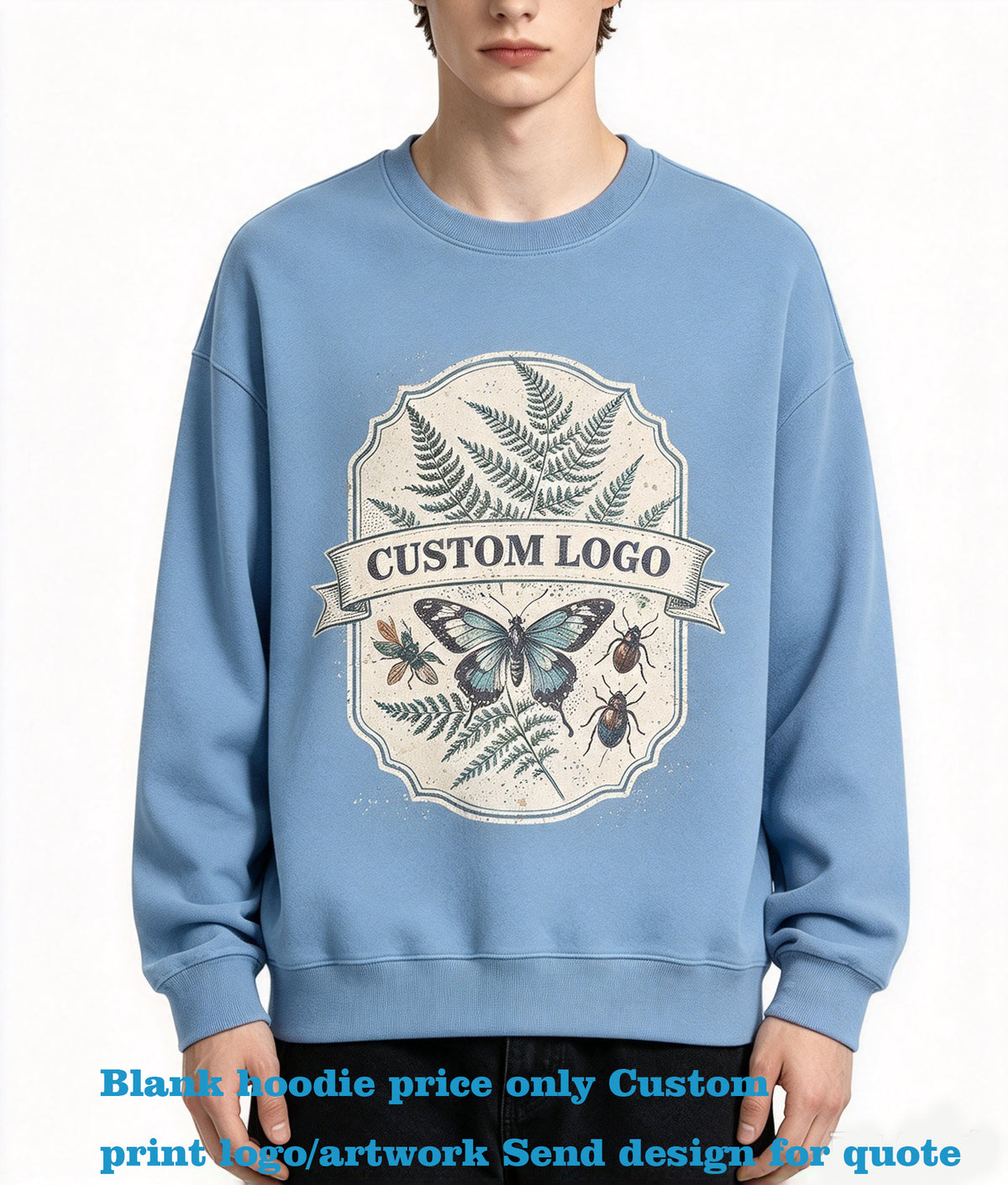 Men Sweatshirt 12 Color Dropped Shoulder Hooded Sweatshirt Loose Fitting Fashion Casual Brand Crewneck Sweatshirt Winter Style