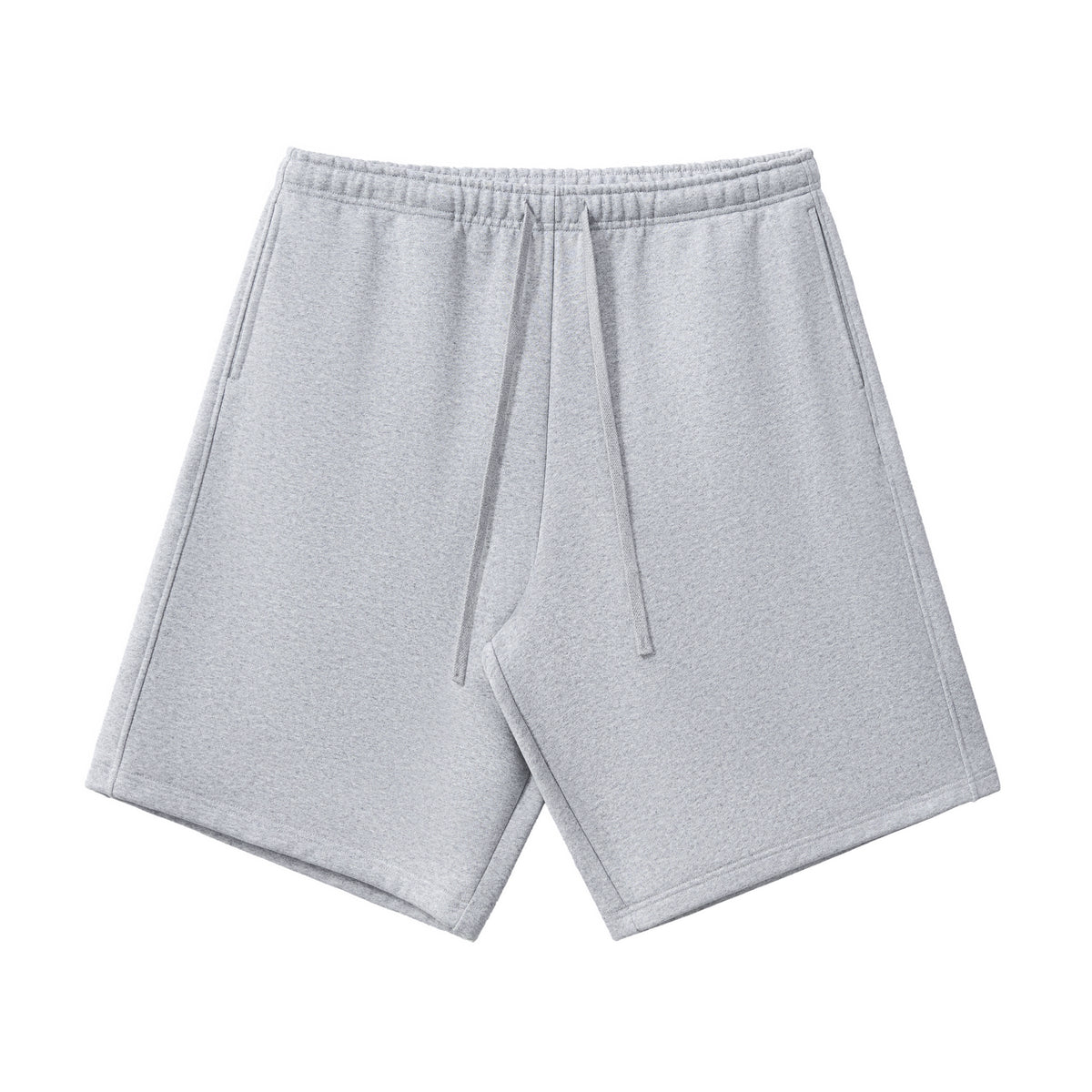 Oem Brand Men Shorts High Quality Heavy Duty Light Grip Fleece 500g Drawstring Over Knee Five Pocket Pants American Style Shorts