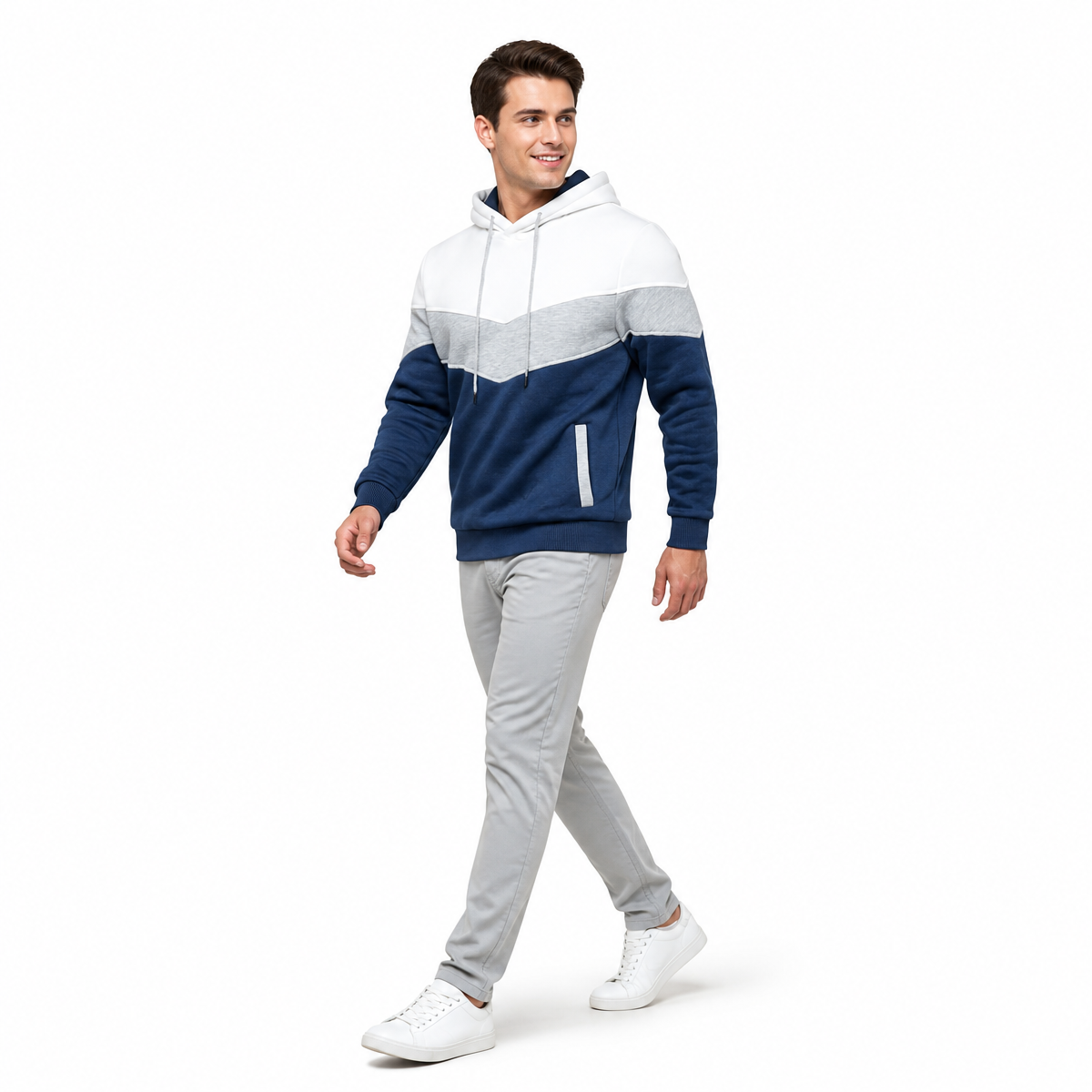 Custom High Quality 100% Polyester Contrasting Color and Multi Color Fleece Pullover Shirt Multiple Processes to Choose From
