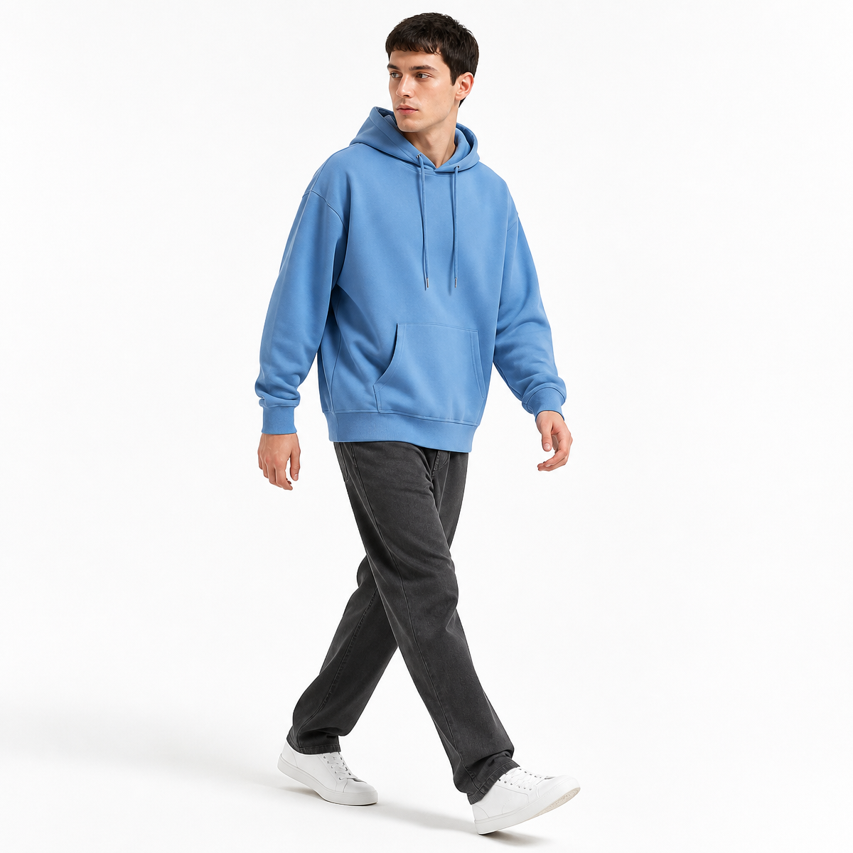 100% Cotton Pullover with Pompom Detailing and Hooded Design Loose Fitting Cotton Casual Brand Simples Hoodies Winter Style