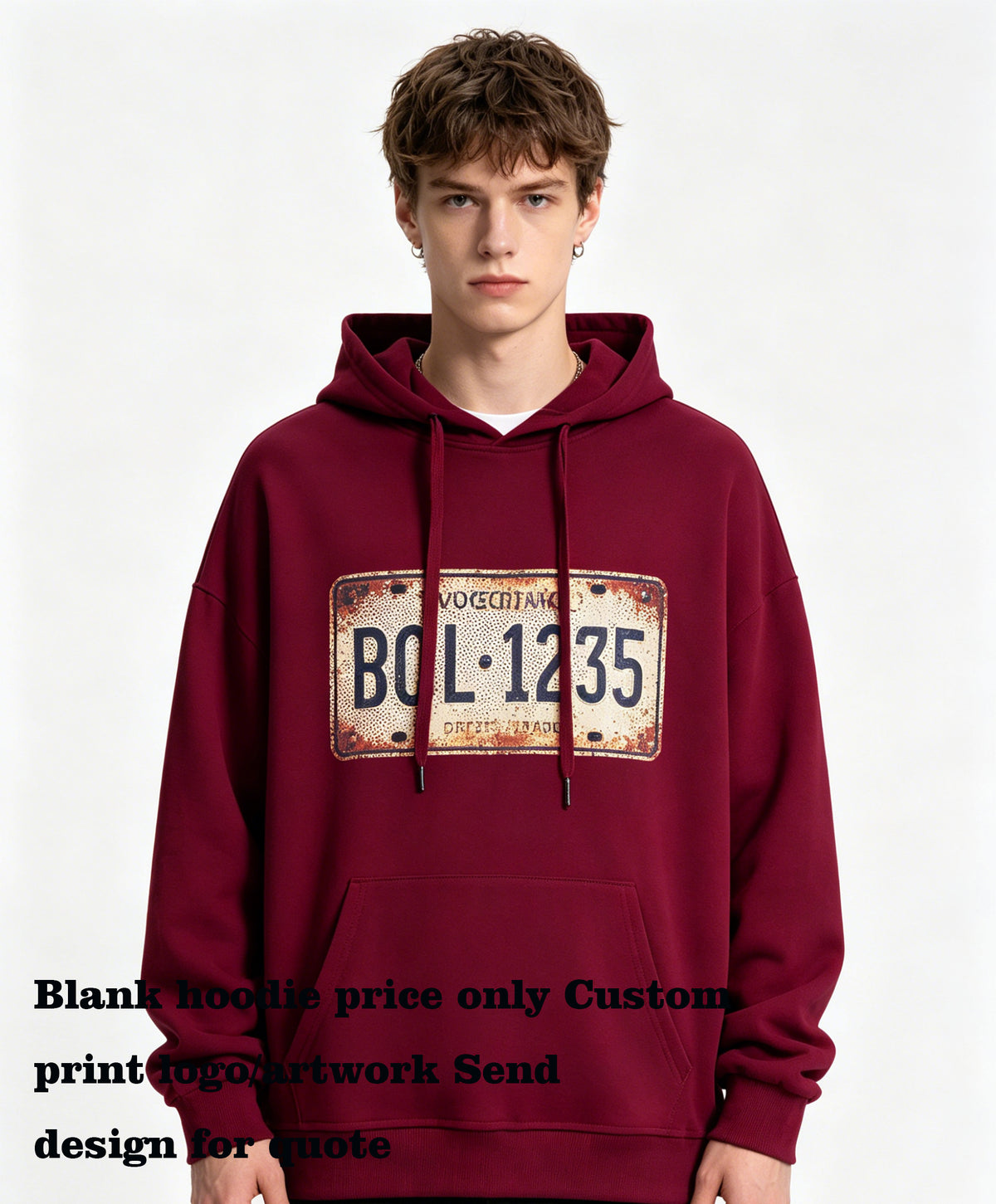 Hoodie Manufacturers Pullover Pure Cotton French Style Pompom Shawl Collar Style Pullover Hoodie Unisex Heavy Weight Winter