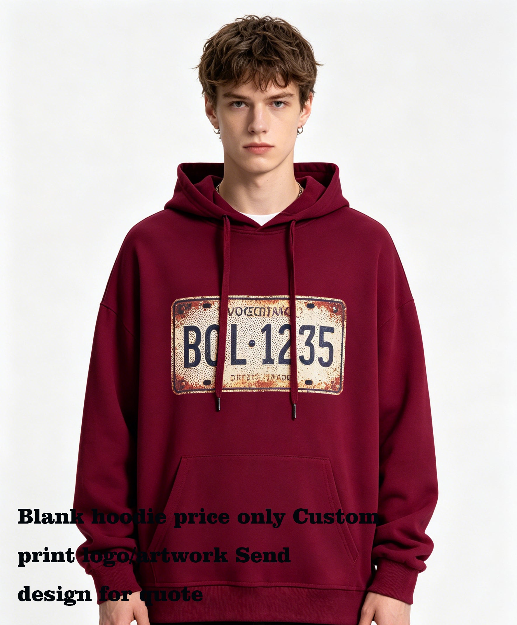 Hoodie Manufacturers Pullover Pure Cotton French Style Pompom Shawl Collar Style Pullover Hoodie Unisex Heavy Weight Winter