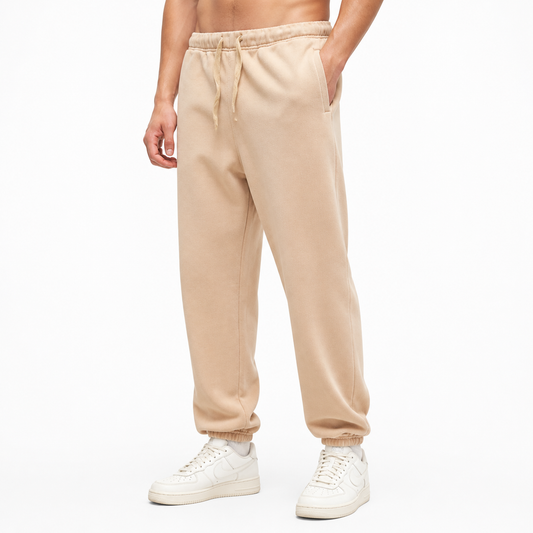 Sweatpants Manufacturer Wholesale Customized 6 Color Batik Padded Vintage Trousers Sweatpants 100 Cotton Blanc Winter Style