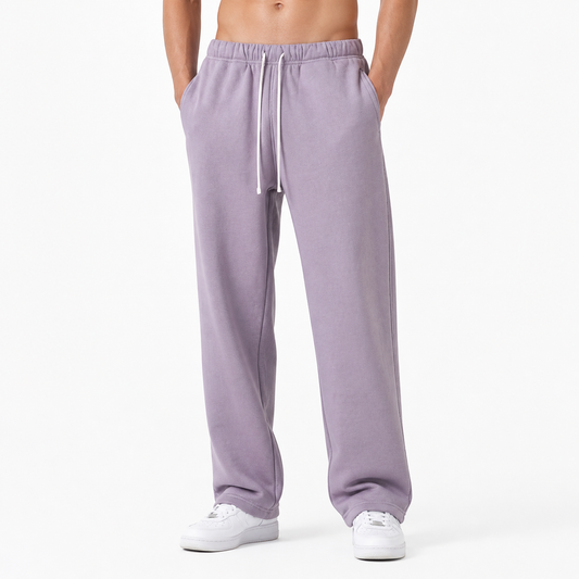 100% Cotton Sweatpants 16 Color Fleece Lined Open Front Sweatpants Multiple Processes to Choose From From a Trendy Brand