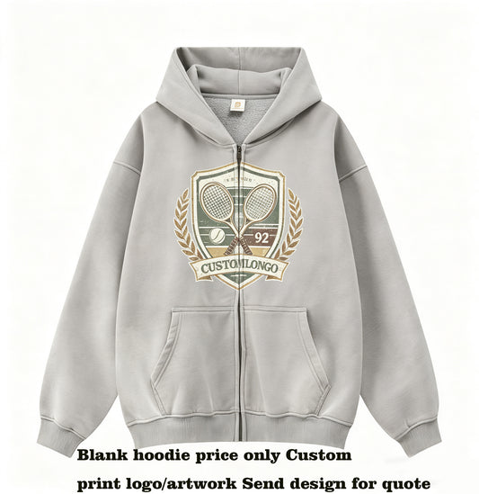 Fashion Men's Hooded Worn Out and Padded Cardigan with Hood and Pullover for Men with Gradient Color Spray Finish Winter Style