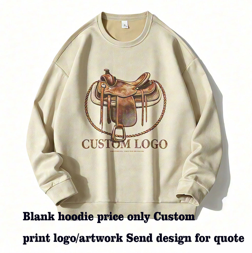Custom Hoodies 5 Color Hooded Sweatshirt Men's and Women's Version High Street Style Loose Fit Dropped Shoulder Round Neckline