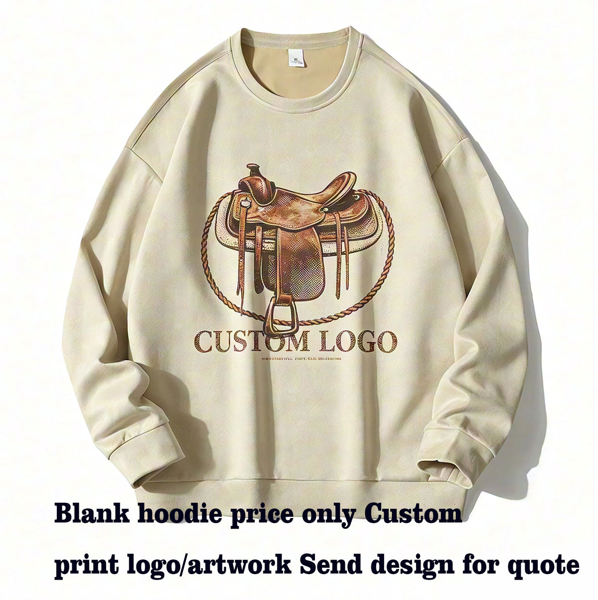 Custom Hoodies 5 Color Hooded Sweatshirt Men's and Women's Version High Street Style Loose Fit Dropped Shoulder Round Neckline