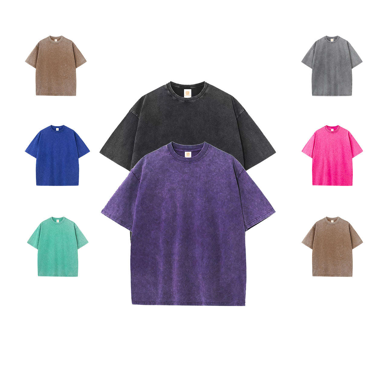 Streetwear Manufacturers High Quality Drop Shoulder Blank Oversized Heavyweight Round Neck 100% Cotton Personalized T-shirt