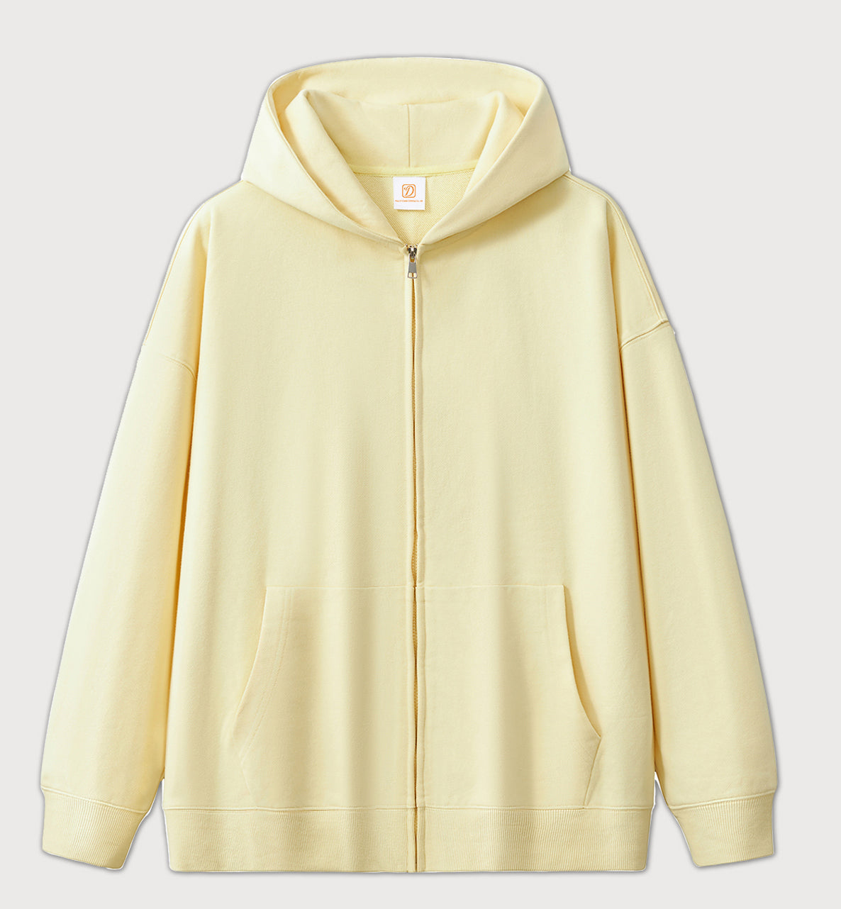 Manufacturer Hoodies Available Customized 12 Colors Your Own Exclusive Design 400 Grams Heavy Duty Zipper Lined Hooded Sweater