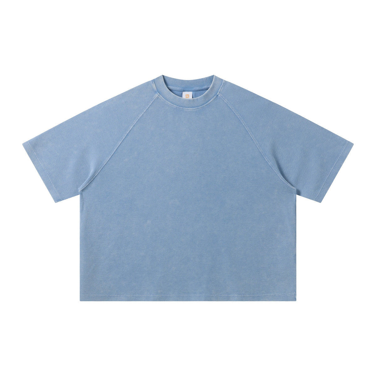Summer Version Men's T-shirts Waffle Wash Distressed Boxy Short and Wide Style Customize Your Own Exclusive Design High Quality