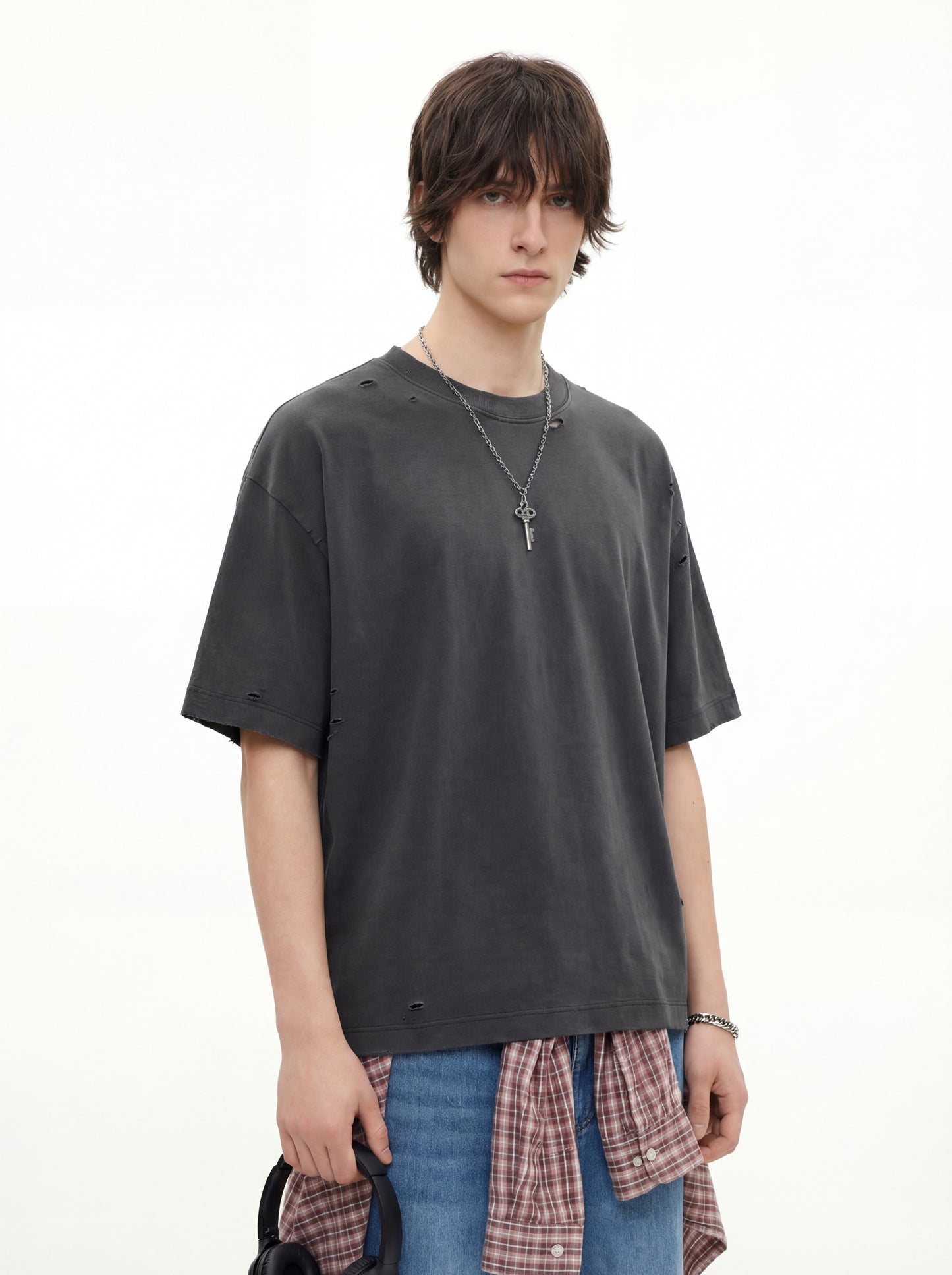 Heavyweight 100% Cotton t Shirt Streetwear Custom Loose Vintage Fashionable High Quality Short Sleeve Design Men's T-shirts