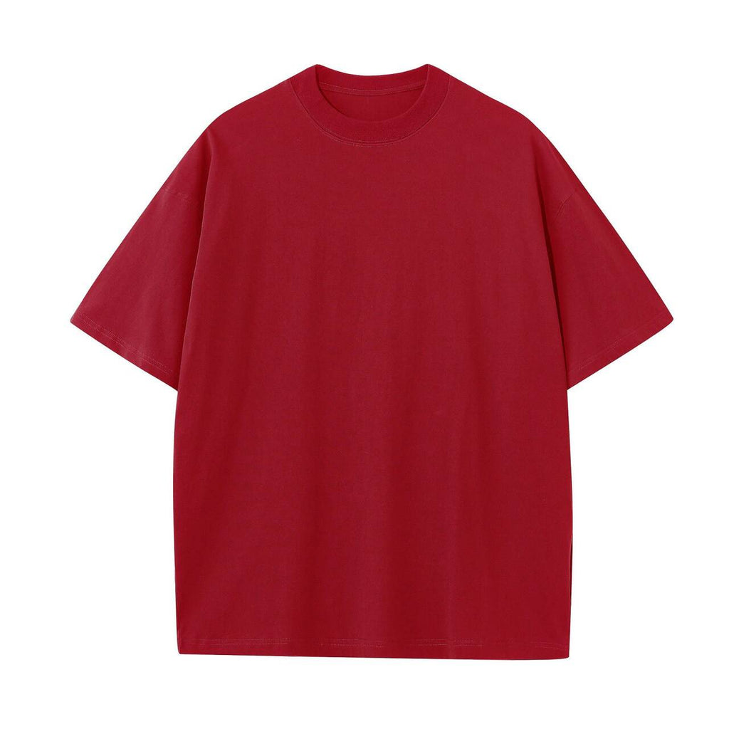 High Quality T-shirt Wholesale Design Custom logo Summer Short Sleeve 100% Cotton Drop Shoulder Streetwear Embroidery T-shirt