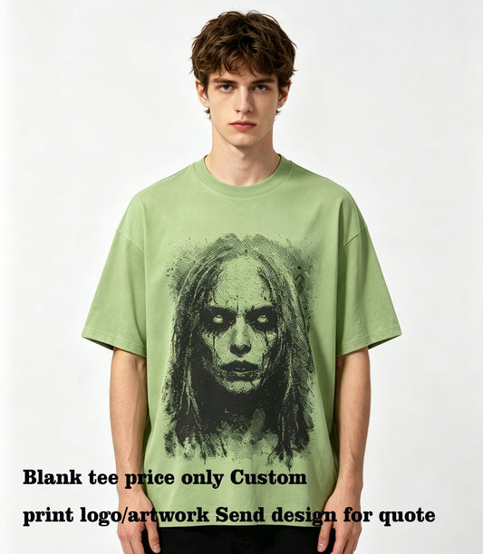 OEM Brand Summer 13 Different Solid Colors Can Be Used to Customize Pure Cotton Loose Sleeved t Shirts High Quality Unisex