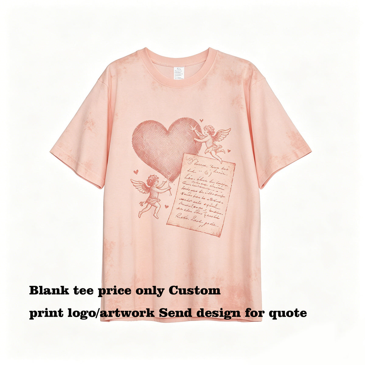 Unisex 25 Color Pure Cotton Loose and Seamless T-shirt Custom logo Manufacturer Plain Oversized High Quality American Style