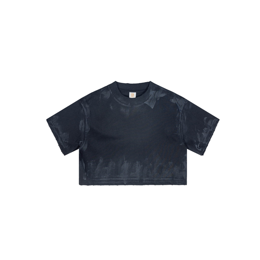 100% Cotton t Shirt Heavyweight Custom Vintage Crop Top Streetwear Fashion High Quality Rond Neck Short Style Girls t Shirts
