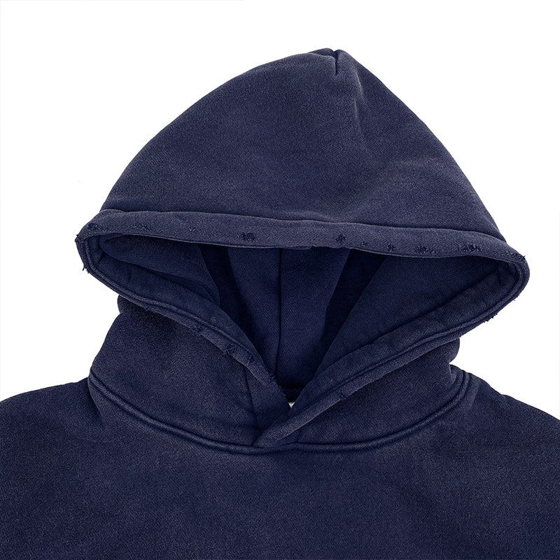 Children's Fleece Heavyweight High Quality Heavy Cotton Washed Sublimation Vintage Pullover  Hoodies Kids