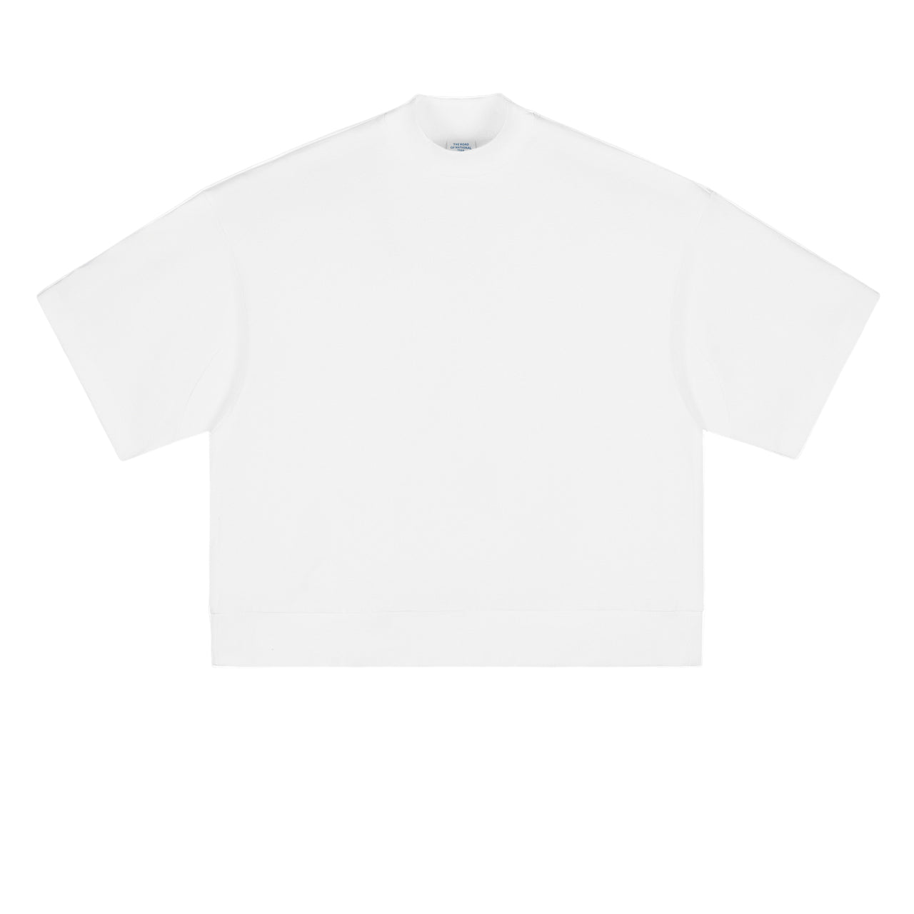 Men's T-shirts Boxy Heavyweight High Collar Custom Drop Shoulder New Design Short Sleeve Summer High Quality Streetwear T-shirts