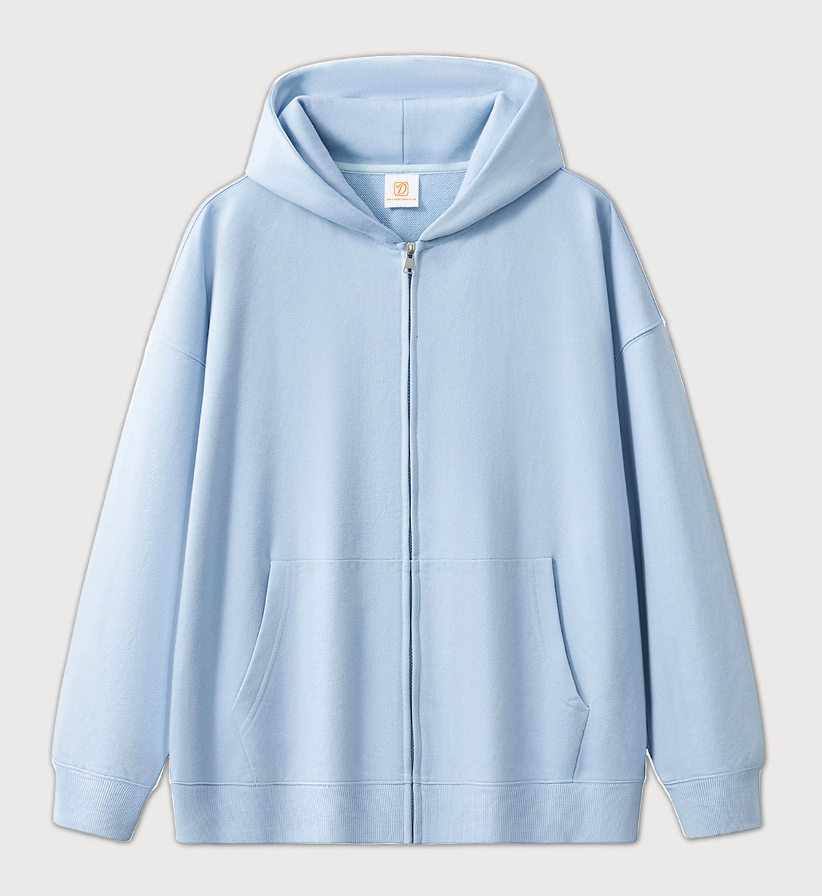 Manufacturer Hoodies Available Customized 12 Colors Your Own Exclusive Design 400 Grams Heavy Duty Zipper Lined Hooded Sweater